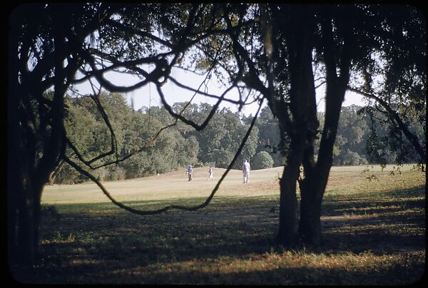 [493 Views of Golf Courses, for Fortune Article "October's Game"], Walker Evans (American, St. Louis, Missouri 1903–1975 New Haven, Connecticut), Color film transparency