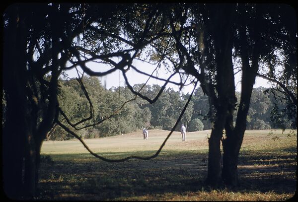 [493 Views of Golf Courses, for Fortune Article "October's Game"], Walker Evans (American, St. Louis, Missouri 1903–1975 New Haven, Connecticut), Color film transparency