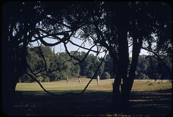 [493 Views of Golf Courses, for Fortune Article "October's Game"], Walker Evans (American, St. Louis, Missouri 1903–1975 New Haven, Connecticut), Color film transparency