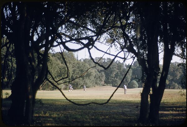 [493 Views of Golf Courses, for Fortune Article "October's Game"], Walker Evans (American, St. Louis, Missouri 1903–1975 New Haven, Connecticut), Color film transparency
