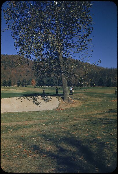 [493 Views of Golf Courses, for Fortune Article "October's Game"], Walker Evans (American, St. Louis, Missouri 1903–1975 New Haven, Connecticut), Color film transparency