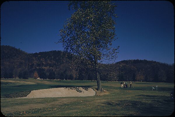 [493 Views of Golf Courses, for Fortune Article "October's Game"], Walker Evans (American, St. Louis, Missouri 1903–1975 New Haven, Connecticut), Color film transparency