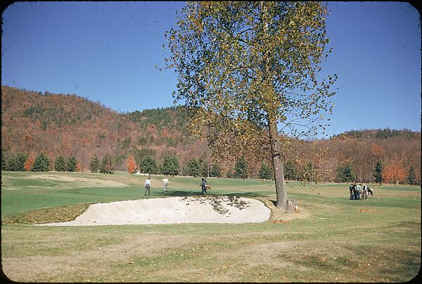[493 Views of Golf Courses, for Fortune Article "October's Game"], Walker Evans (American, St. Louis, Missouri 1903–1975 New Haven, Connecticut), Color film transparency
