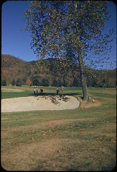 [493 Views of Golf Courses, for Fortune Article "October's Game"], Walker Evans (American, St. Louis, Missouri 1903–1975 New Haven, Connecticut), Color film transparency