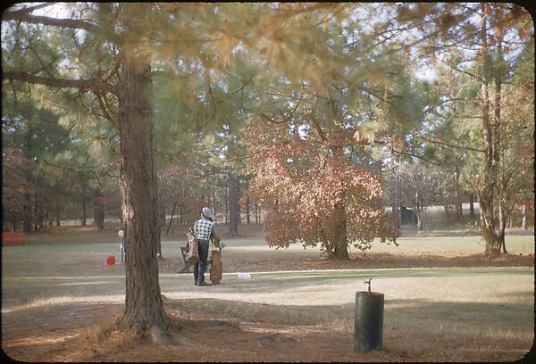 [493 Views of Golf Courses, for Fortune Article "October's Game"], Walker Evans (American, St. Louis, Missouri 1903–1975 New Haven, Connecticut), Color film transparency