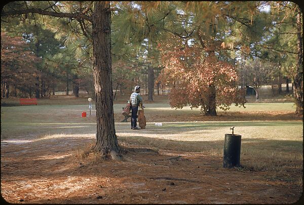 [493 Views of Golf Courses, for Fortune Article "October's Game"], Walker Evans (American, St. Louis, Missouri 1903–1975 New Haven, Connecticut), Color film transparency
