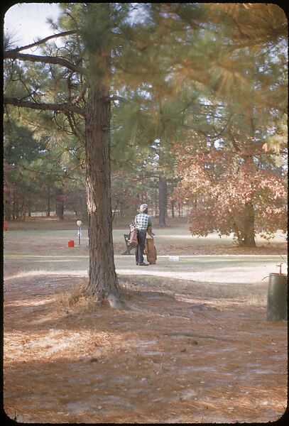 [493 Views of Golf Courses, for Fortune Article "October's Game"], Walker Evans (American, St. Louis, Missouri 1903–1975 New Haven, Connecticut), Color film transparency