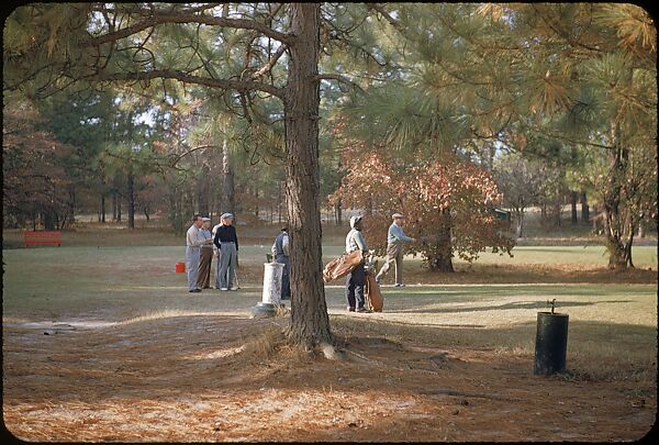 [493 Views of Golf Courses, for Fortune Article "October's Game"], Walker Evans (American, St. Louis, Missouri 1903–1975 New Haven, Connecticut), Color film transparency