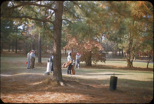 [493 Views of Golf Courses, for Fortune Article "October's Game"], Walker Evans (American, St. Louis, Missouri 1903–1975 New Haven, Connecticut), Color film transparency