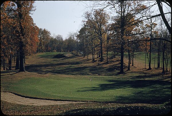 [493 Views of Golf Courses, for Fortune Article "October's Game"], Walker Evans (American, St. Louis, Missouri 1903–1975 New Haven, Connecticut), Color film transparency