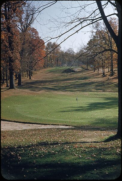 [493 Views of Golf Courses, for Fortune Article "October's Game"], Walker Evans (American, St. Louis, Missouri 1903–1975 New Haven, Connecticut), Color film transparency
