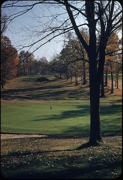 [493 Views of Golf Courses, for Fortune Article "October's Game"], Walker Evans (American, St. Louis, Missouri 1903–1975 New Haven, Connecticut), Color film transparency