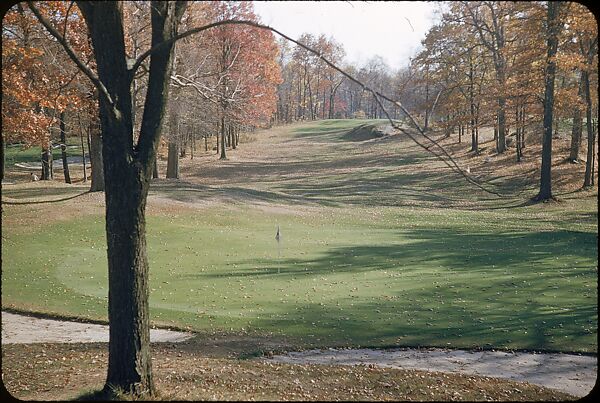 [493 Views of Golf Courses, for Fortune Article "October's Game"], Walker Evans (American, St. Louis, Missouri 1903–1975 New Haven, Connecticut), Color film transparency