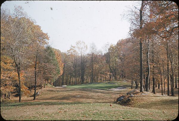 [493 Views of Golf Courses, for Fortune Article "October's Game"], Walker Evans (American, St. Louis, Missouri 1903–1975 New Haven, Connecticut), Color film transparency