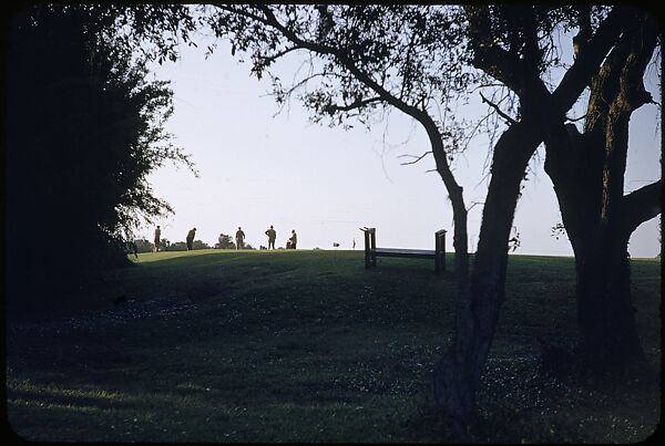 [493 Views of Golf Courses, for Fortune Article "October's Game"], Walker Evans (American, St. Louis, Missouri 1903–1975 New Haven, Connecticut), Color film transparency