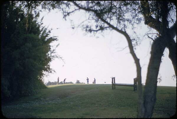 [493 Views of Golf Courses, for Fortune Article "October's Game"], Walker Evans (American, St. Louis, Missouri 1903–1975 New Haven, Connecticut), Color film transparency