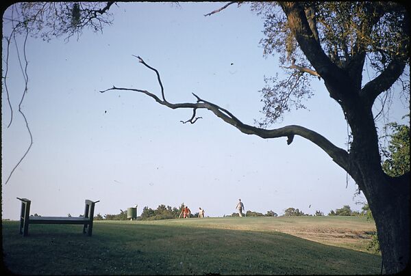 [493 Views of Golf Courses, for Fortune Article "October's Game"], Walker Evans (American, St. Louis, Missouri 1903–1975 New Haven, Connecticut), Color film transparency