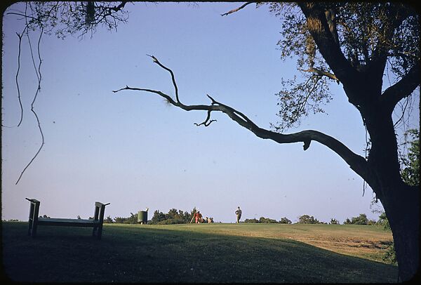 [493 Views of Golf Courses, for Fortune Article "October's Game"], Walker Evans (American, St. Louis, Missouri 1903–1975 New Haven, Connecticut), Color film transparency