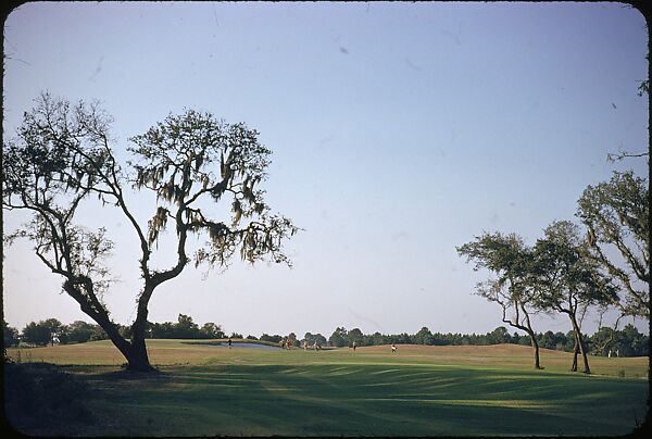 [493 Views of Golf Courses, for Fortune Article "October's Game"], Walker Evans (American, St. Louis, Missouri 1903–1975 New Haven, Connecticut), Color film transparency
