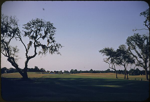 [493 Views of Golf Courses, for Fortune Article "October's Game"], Walker Evans (American, St. Louis, Missouri 1903–1975 New Haven, Connecticut), Color film transparency