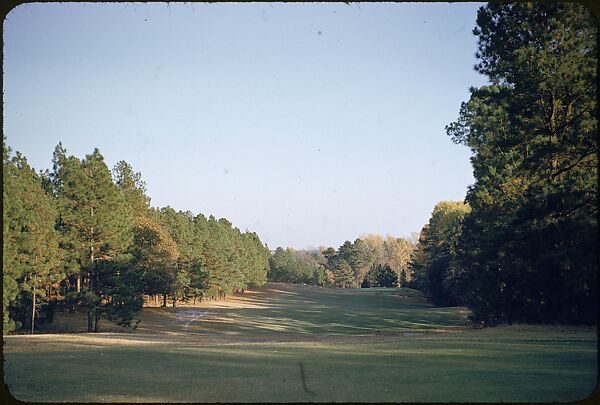 [493 Views of Golf Courses, for Fortune Article "October's Game"], Walker Evans (American, St. Louis, Missouri 1903–1975 New Haven, Connecticut), Color film transparency