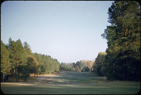 [493 Views of Golf Courses, for Fortune Article "October's Game"], Walker Evans (American, St. Louis, Missouri 1903–1975 New Haven, Connecticut), Color film transparency