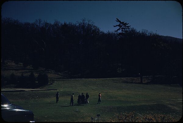 [493 Views of Golf Courses, for Fortune Article "October's Game"], Walker Evans (American, St. Louis, Missouri 1903–1975 New Haven, Connecticut), Color film transparency