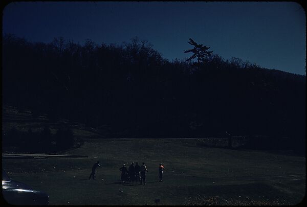 [493 Views of Golf Courses, for Fortune Article "October's Game"], Walker Evans (American, St. Louis, Missouri 1903–1975 New Haven, Connecticut), Color film transparency
