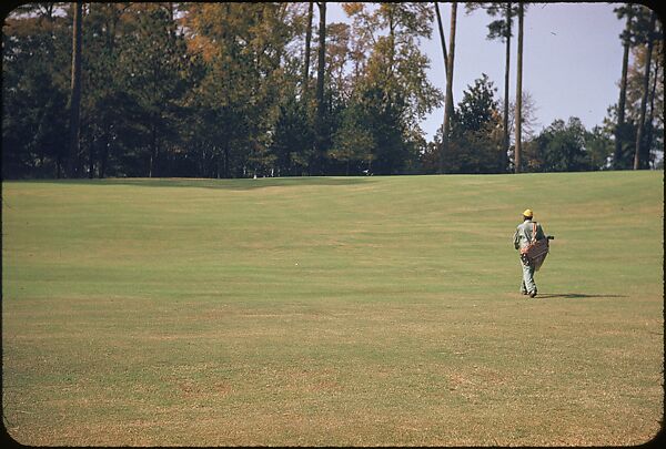 [493 Views of Golf Courses, for Fortune Article "October's Game"], Walker Evans (American, St. Louis, Missouri 1903–1975 New Haven, Connecticut), Color film transparency
