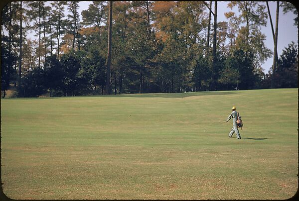 [493 Views of Golf Courses, for Fortune Article "October's Game"], Walker Evans (American, St. Louis, Missouri 1903–1975 New Haven, Connecticut), Color film transparency