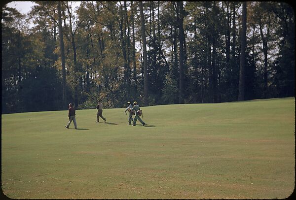 [493 Views of Golf Courses, for Fortune Article "October's Game"], Walker Evans (American, St. Louis, Missouri 1903–1975 New Haven, Connecticut), Color film transparency