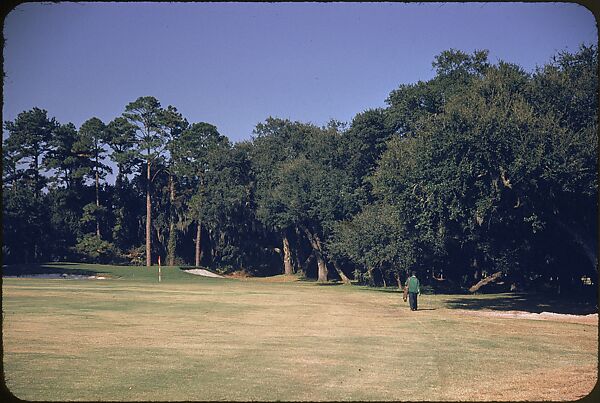 [493 Views of Golf Courses, for Fortune Article "October's Game"], Walker Evans (American, St. Louis, Missouri 1903–1975 New Haven, Connecticut), Color film transparency