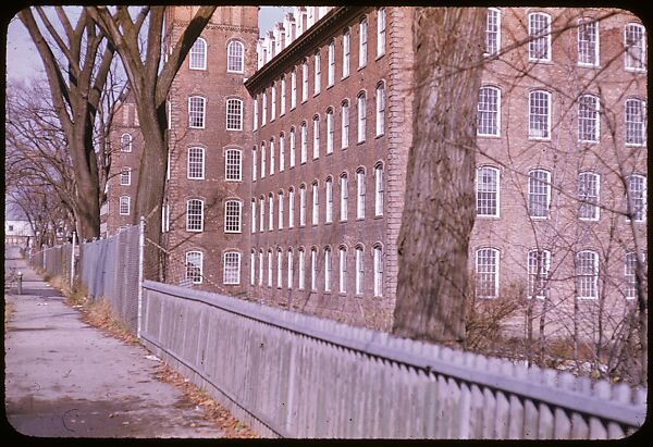[654 Views of Mills, for Fortune Article "These Dark Satanic Mills"], Walker Evans (American, St. Louis, Missouri 1903–1975 New Haven, Connecticut), Color film transparency
