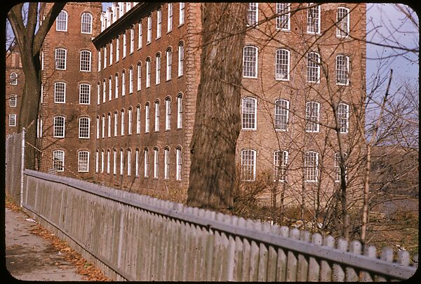 [654 Views of Mills, for Fortune Article "These Dark Satanic Mills"], Walker Evans (American, St. Louis, Missouri 1903–1975 New Haven, Connecticut), Color film transparency