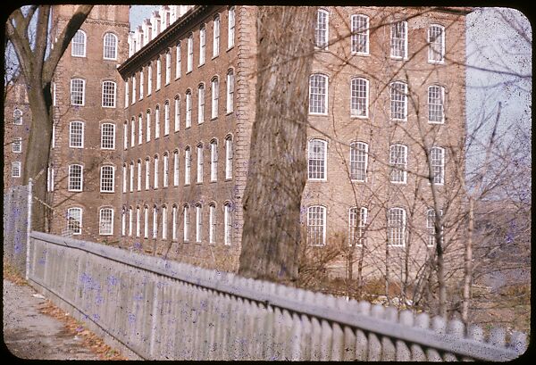 [654 Views of Mills, for Fortune Article "These Dark Satanic Mills"], Walker Evans (American, St. Louis, Missouri 1903–1975 New Haven, Connecticut), Color film transparency