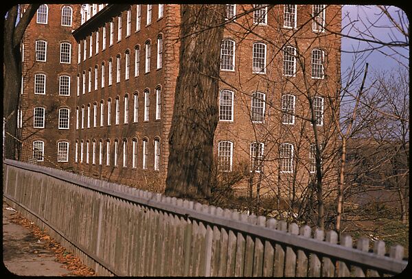 [654 Views of Mills, for Fortune Article "These Dark Satanic Mills"], Walker Evans (American, St. Louis, Missouri 1903–1975 New Haven, Connecticut), Color film transparency