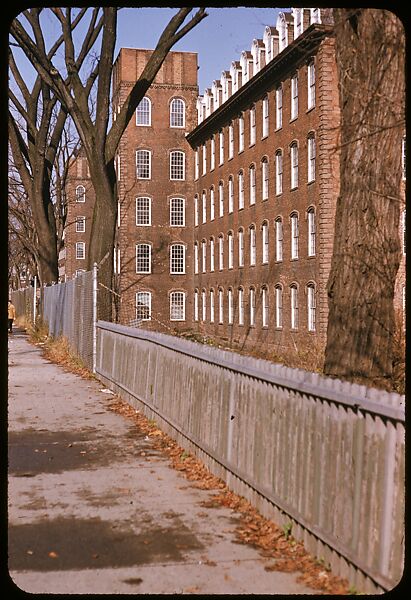 [654 Views of Mills, for Fortune Article "These Dark Satanic Mills"], Walker Evans (American, St. Louis, Missouri 1903–1975 New Haven, Connecticut), Color film transparency