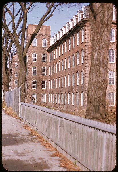 [654 Views of Mills, for Fortune Article "These Dark Satanic Mills"], Walker Evans (American, St. Louis, Missouri 1903–1975 New Haven, Connecticut), Color film transparency