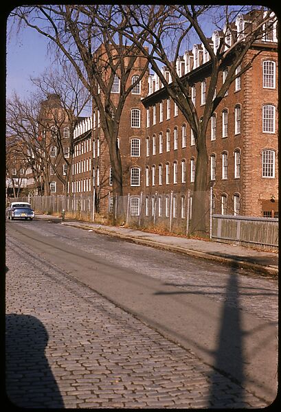 [654 Views of Mills, for Fortune Article "These Dark Satanic Mills"], Walker Evans (American, St. Louis, Missouri 1903–1975 New Haven, Connecticut), Color film transparency