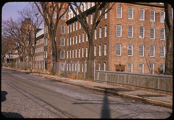 [654 Views of Mills, for Fortune Article "These Dark Satanic Mills"], Walker Evans (American, St. Louis, Missouri 1903–1975 New Haven, Connecticut), Color film transparency