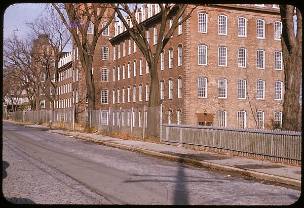 [654 Views of Mills, for Fortune Article "These Dark Satanic Mills"], Walker Evans (American, St. Louis, Missouri 1903–1975 New Haven, Connecticut), Color film transparency