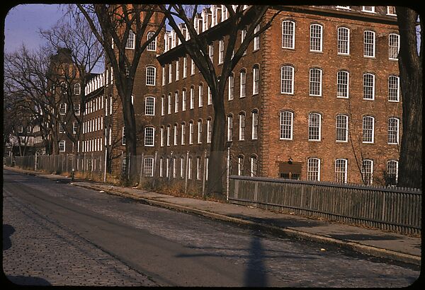 [654 Views of Mills, for Fortune Article "These Dark Satanic Mills"], Walker Evans (American, St. Louis, Missouri 1903–1975 New Haven, Connecticut), Color film transparency