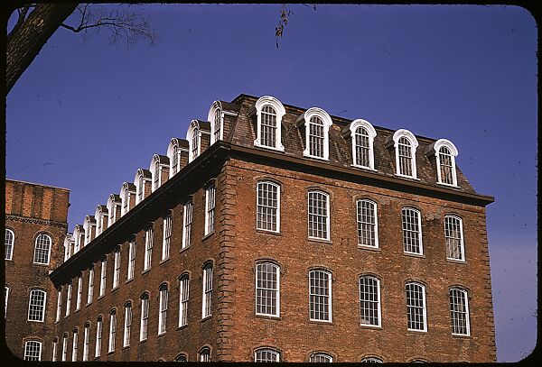 [654 Views of Mills, for Fortune Article "These Dark Satanic Mills"], Walker Evans (American, St. Louis, Missouri 1903–1975 New Haven, Connecticut), Color film transparency