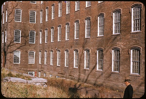 [654 Views of Mills, for Fortune Article "These Dark Satanic Mills"], Walker Evans (American, St. Louis, Missouri 1903–1975 New Haven, Connecticut), Color film transparency