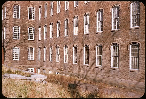 [654 Views of Mills, for Fortune Article "These Dark Satanic Mills"], Walker Evans (American, St. Louis, Missouri 1903–1975 New Haven, Connecticut), Color film transparency