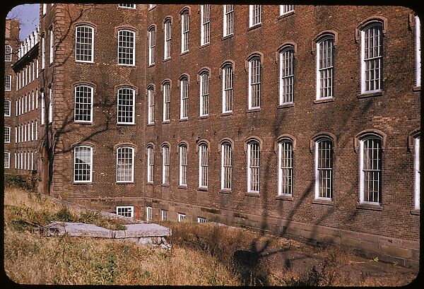 [654 Views of Mills, for Fortune Article "These Dark Satanic Mills"], Walker Evans (American, St. Louis, Missouri 1903–1975 New Haven, Connecticut), Color film transparency