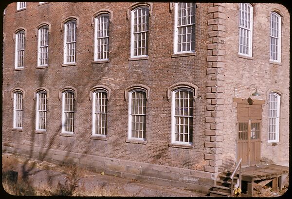 [654 Views of Mills, for Fortune Article "These Dark Satanic Mills"], Walker Evans (American, St. Louis, Missouri 1903–1975 New Haven, Connecticut), Color film transparency