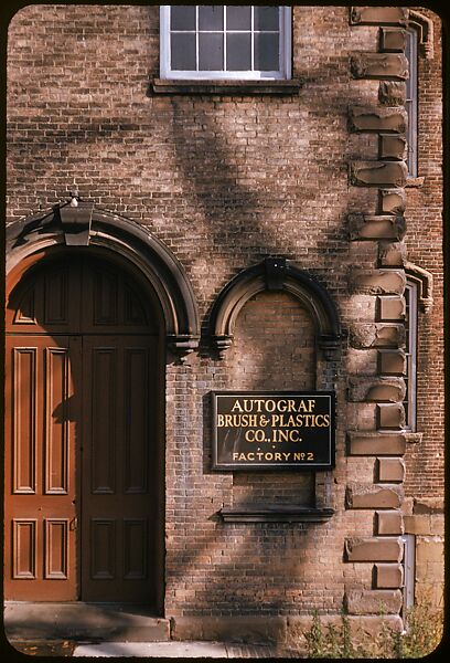 [654 Views of Mills, for Fortune Article "These Dark Satanic Mills"], Walker Evans (American, St. Louis, Missouri 1903–1975 New Haven, Connecticut), Color film transparency