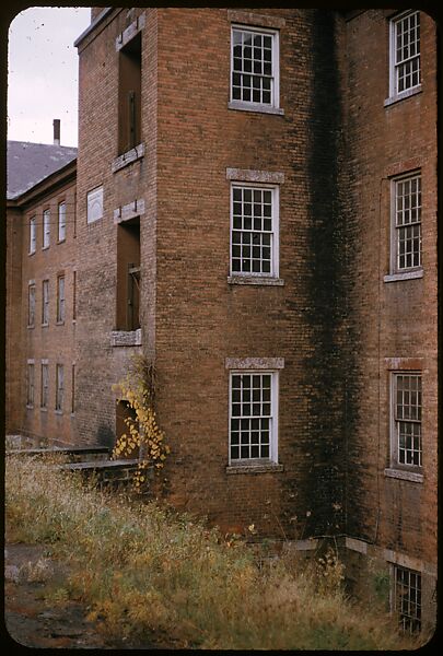 [654 Views of Mills, for Fortune Article "These Dark Satanic Mills"], Walker Evans (American, St. Louis, Missouri 1903–1975 New Haven, Connecticut), Color film transparency
