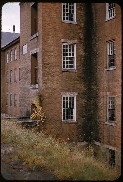 [654 Views of Mills, for Fortune Article "These Dark Satanic Mills"], Walker Evans (American, St. Louis, Missouri 1903–1975 New Haven, Connecticut), Color film transparency